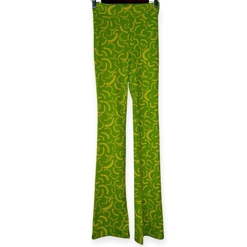 Zara NWT jacquard pull on pants SIZE EXTRA SMALL - Picture 2 of 9